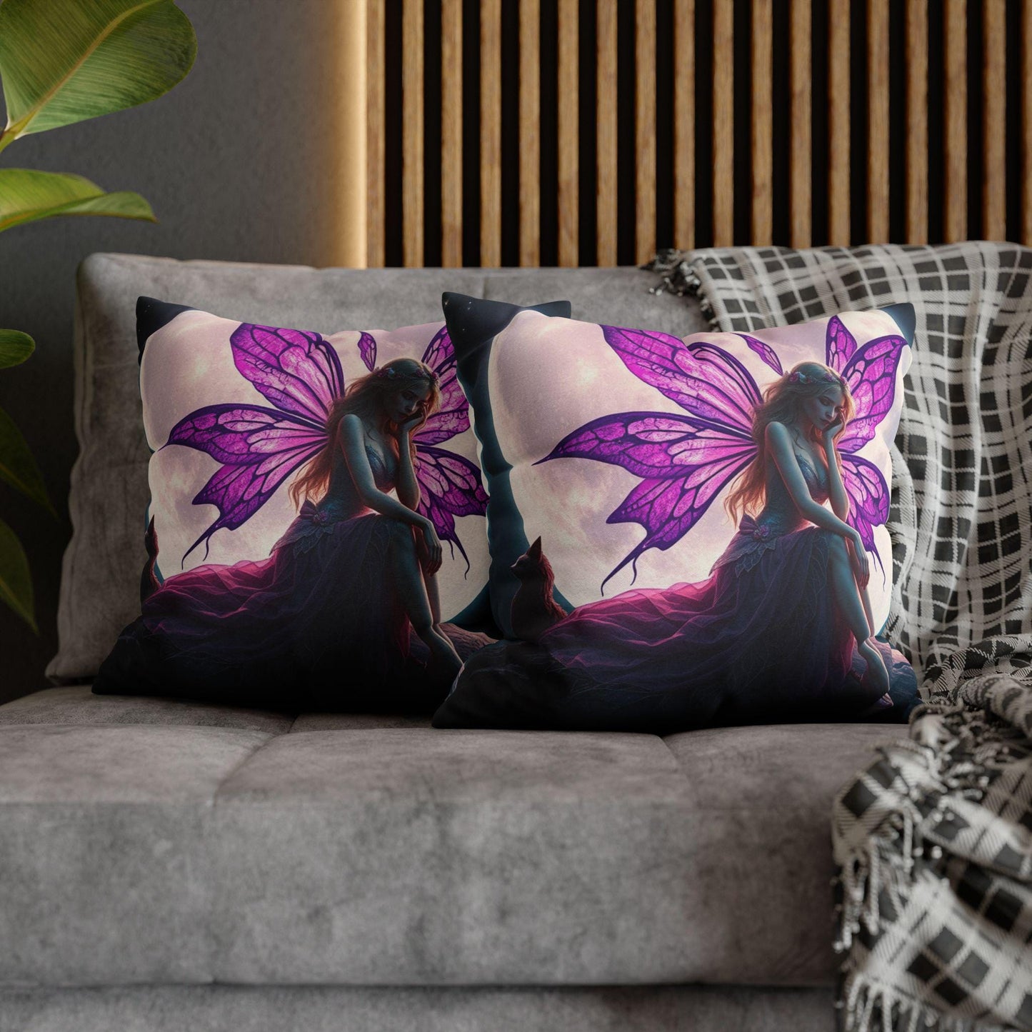 Luxurious Square Pillowcase: Ultra Soft Polyester Accent for Bedroom and Living Room Decor