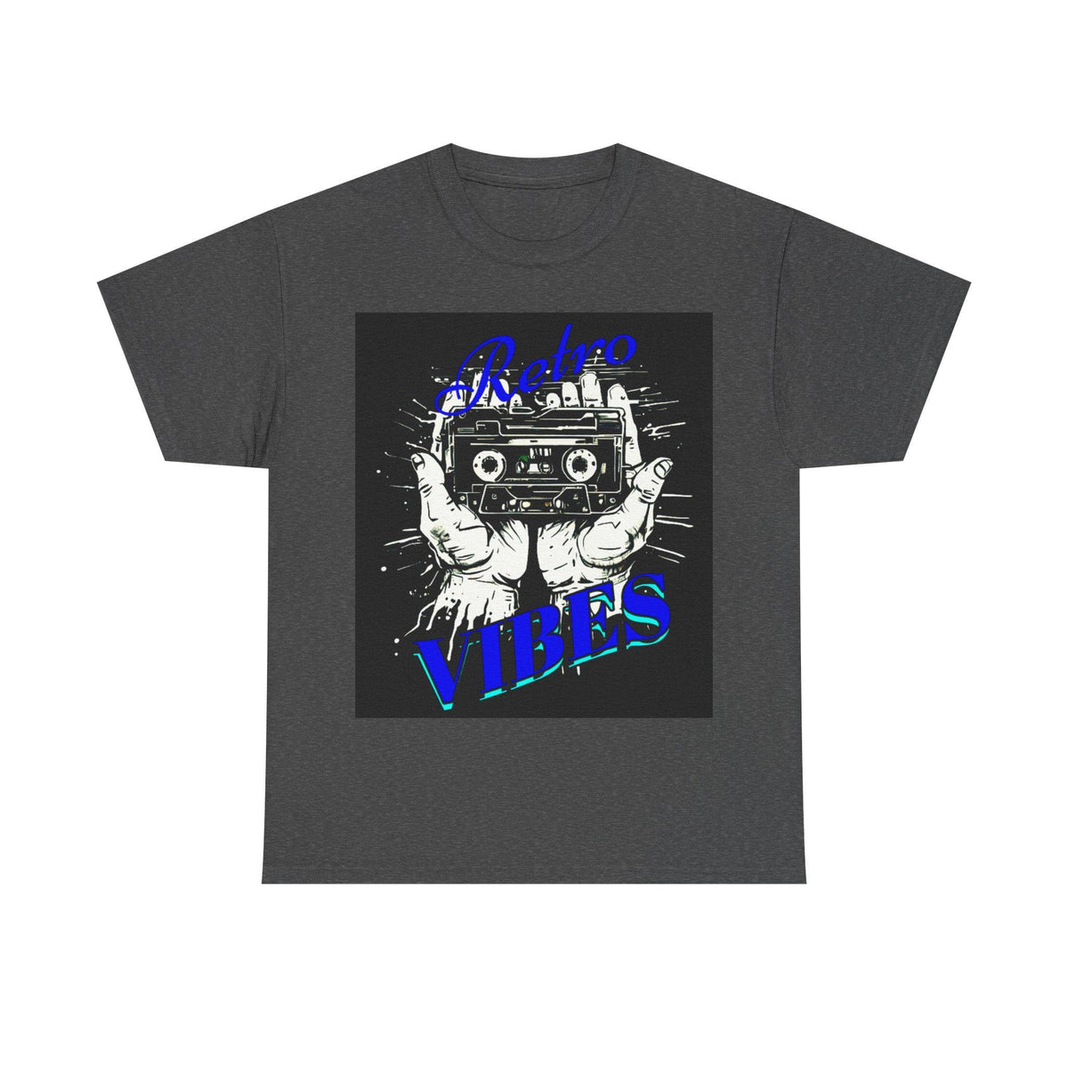 Retro Vibes Unisex Heavy Cotton Tee, Vintage Music Shirt, Casual Everyday Tee, Unique Gift for Music Lovers, Perfect for Concerts