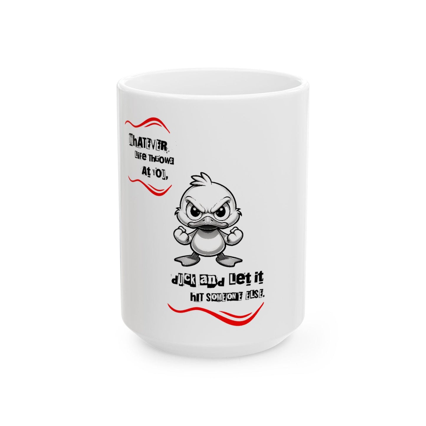Funny Ceramic Mug: Stress-Relief Coffee Cup with Humorous Design for Relaxation and Smiles