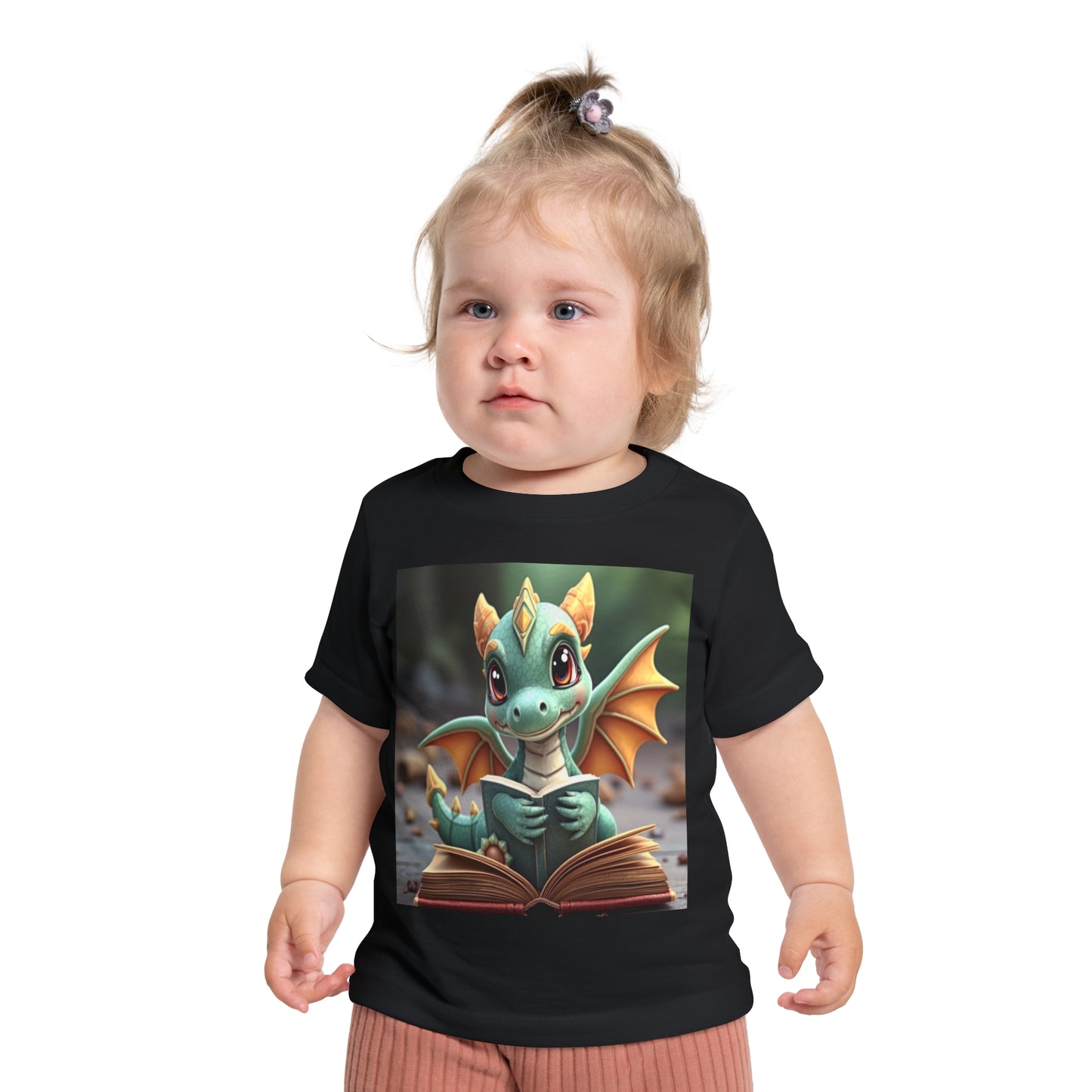 Cute Dragon Baby T-Shirt, Adorable Toddler Tee, Kids Birthday Gift, Baby Shower Present, Playful Clothing for Imaginary Friends