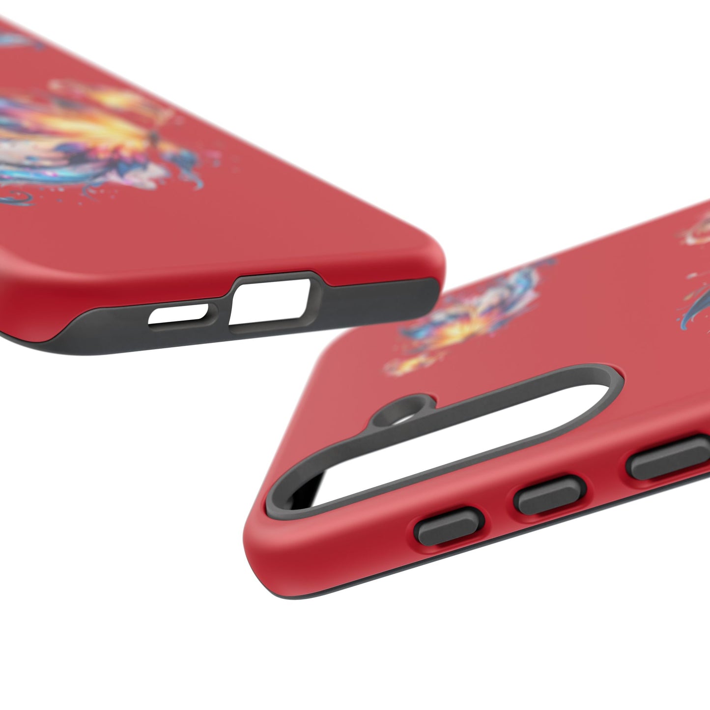 Vibrant Butterfly Phone Case, Tough Cases, Colorful Floral Design, Cute Gift for Her, Unique Phone Cover, Spring Occasion