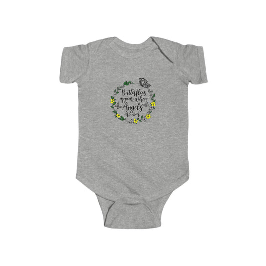 Butterfly Garden Infant Bodysuit - Adorable Baby Outfit, Perfect for Newborn Gifts, Baby Showers, Spring Celebrations, Everyday Wear, Cute