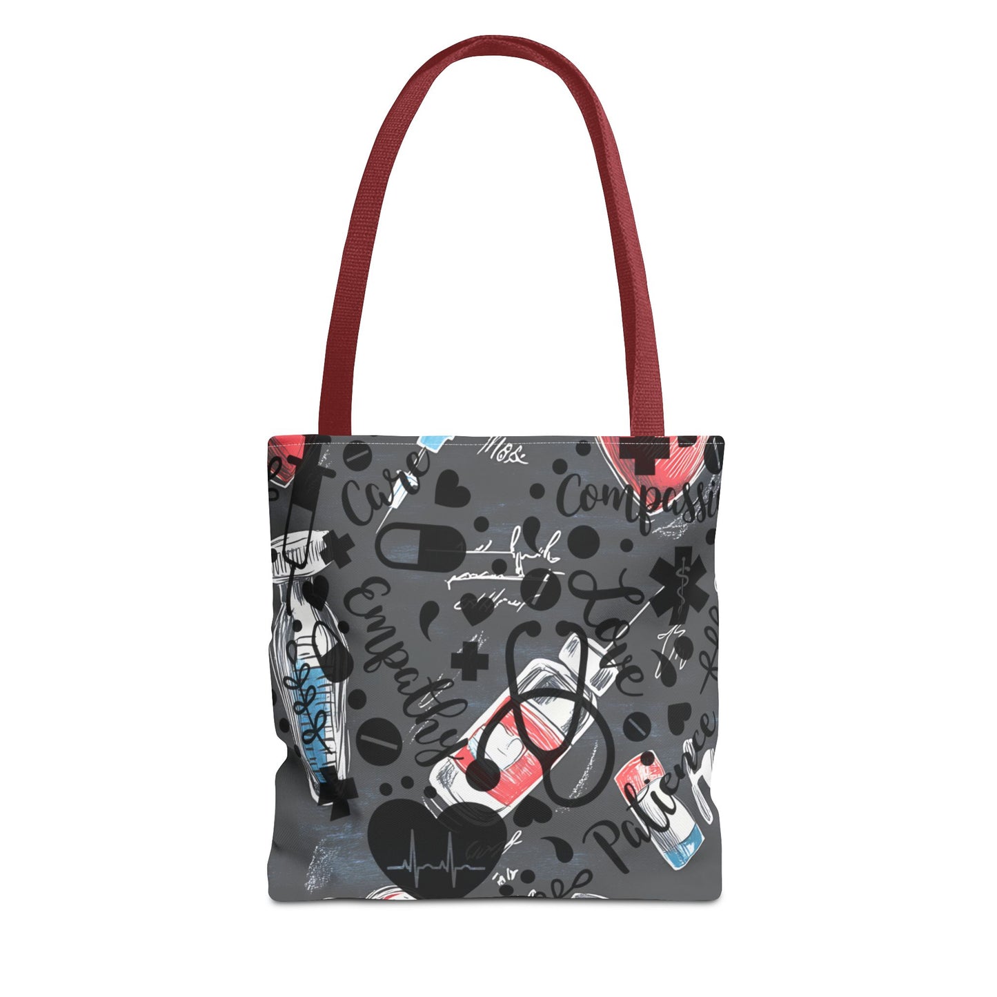 Heartfelt Nurse Tote Bag - Medical Theme, Gift for Healthcare Workers, Nursing School, Hospital Essential, Doctor Appreciation