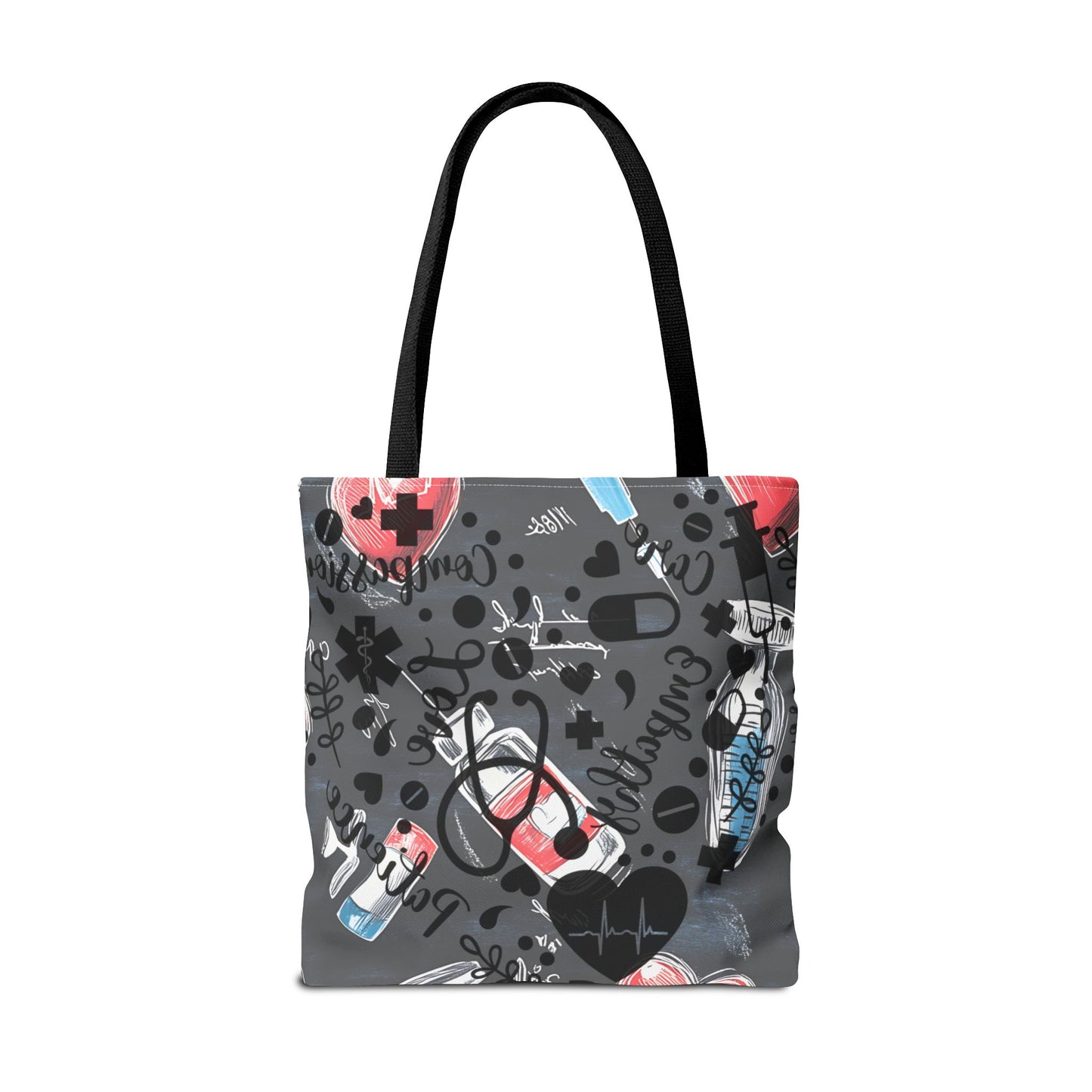 Heartfelt Nurse Tote Bag - Medical Theme, Gift for Healthcare Workers, Nursing School, Hospital Essential, Doctor Appreciation