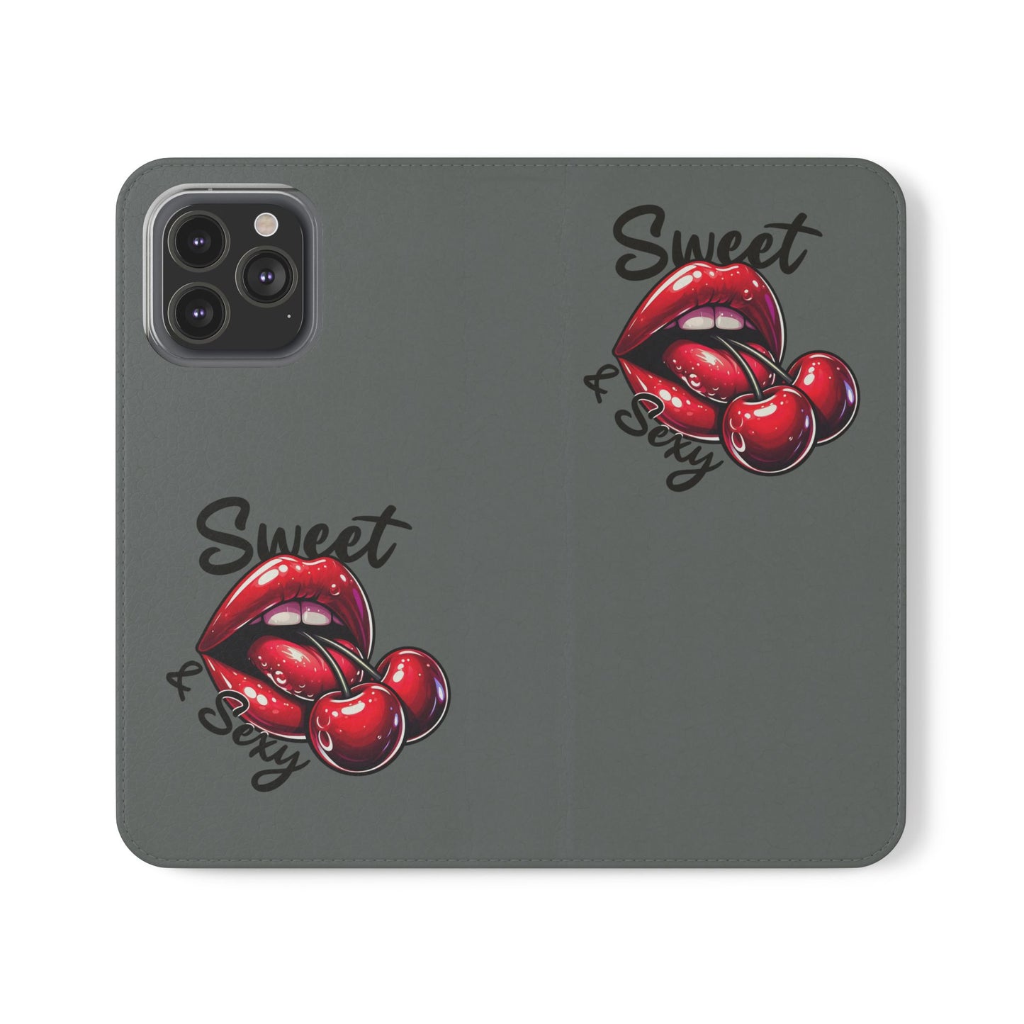 Y2K Cherry Blossom Flip Phone Wallet Case: Stylish Teen Accessory, Valentine's Gift, Floral Protection