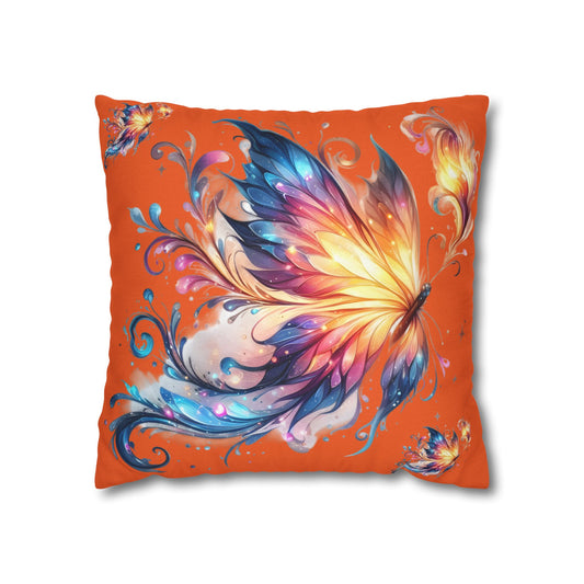 Colorful Butterfly Wings Pillowcase | Square Pillowcase