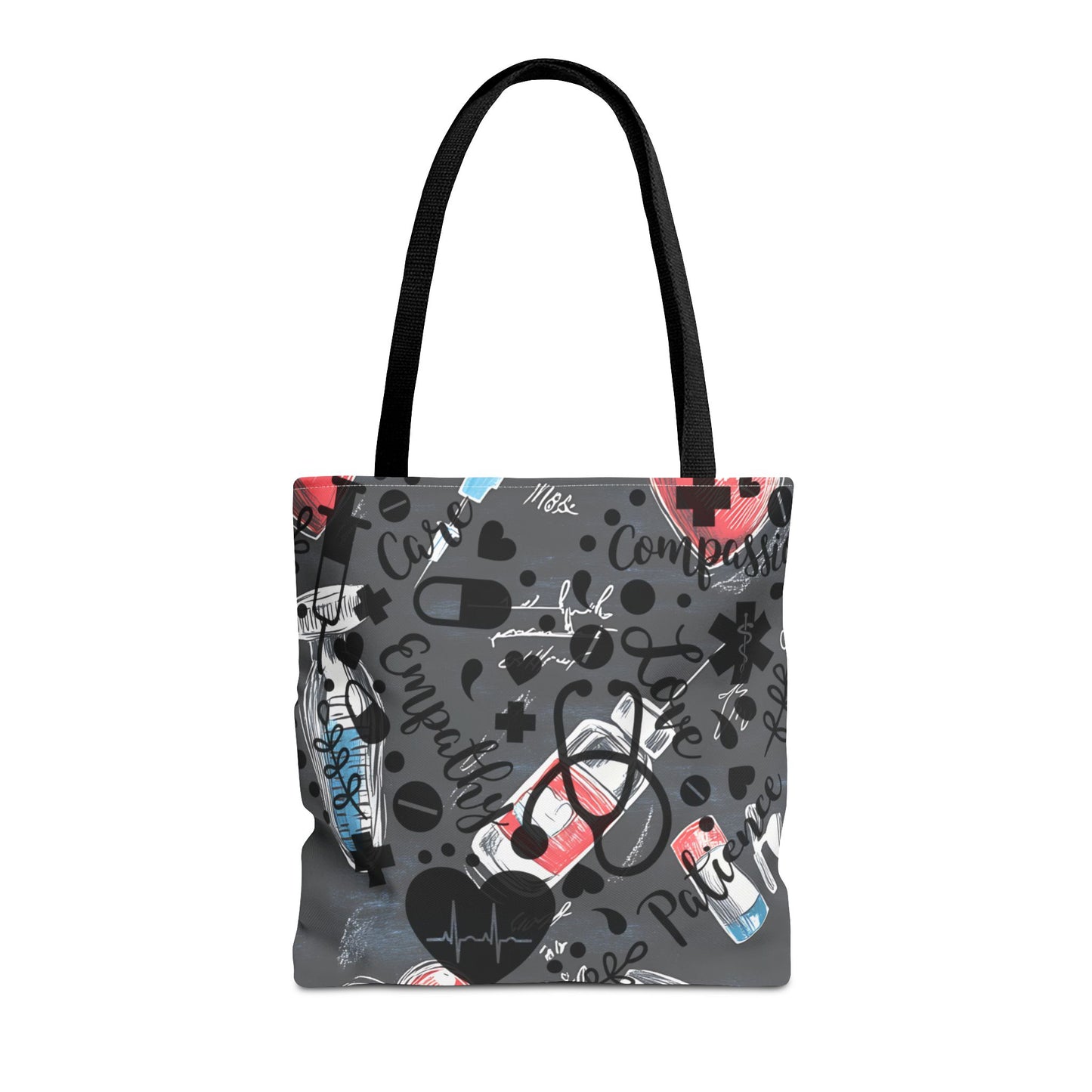 Heartfelt Nurse Tote Bag - Medical Theme, Gift for Healthcare Workers, Nursing School, Hospital Essential, Doctor Appreciation