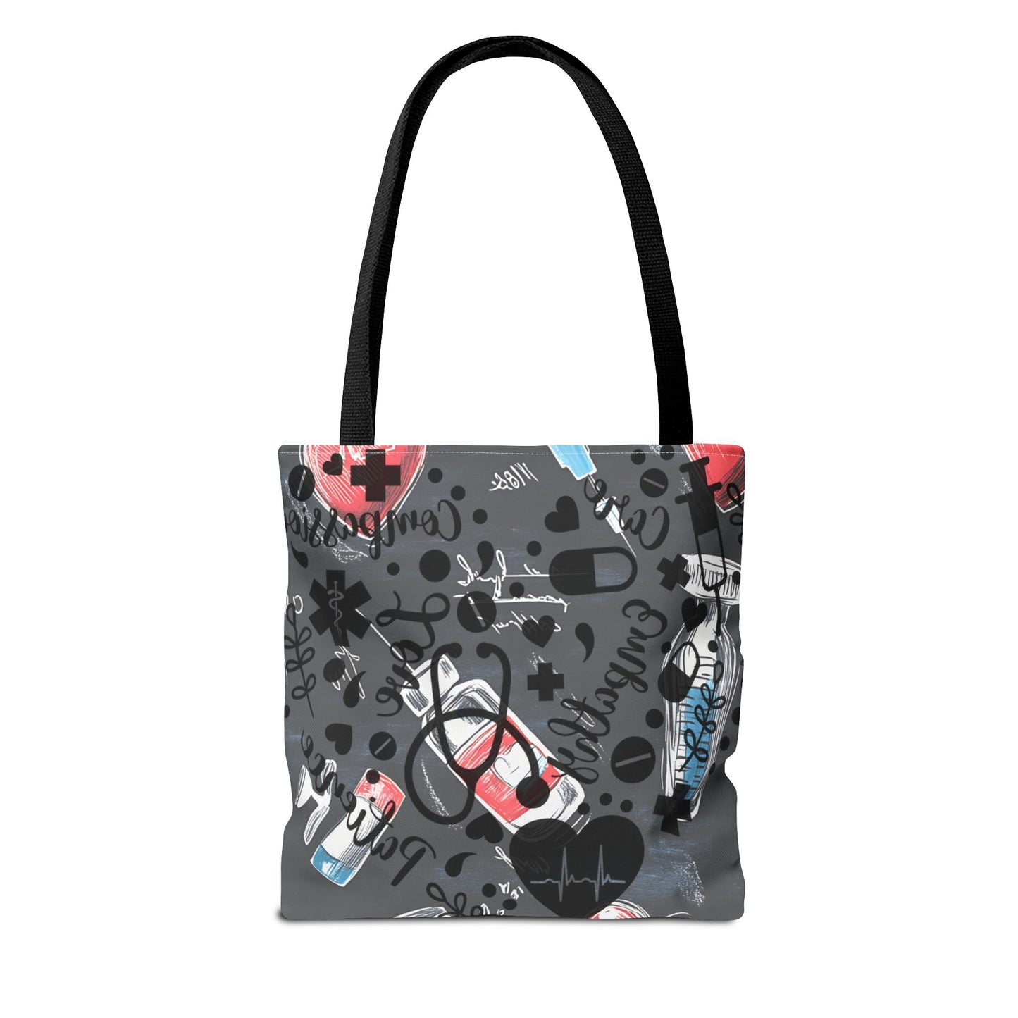 Heartfelt Nurse Tote Bag - Medical Theme, Gift for Healthcare Workers, Nursing School, Hospital Essential, Doctor Appreciation