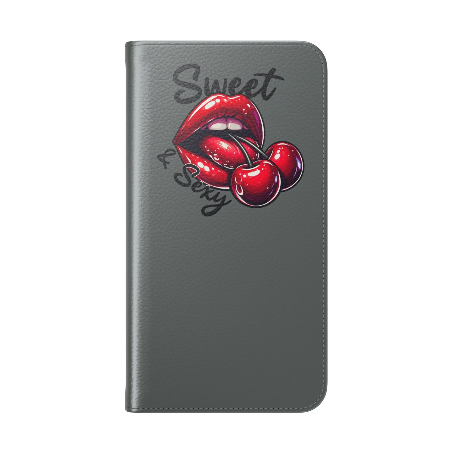 Y2K Cherry Blossom Flip Phone Wallet Case: Stylish Teen Accessory, Valentine's Gift, Floral Protection