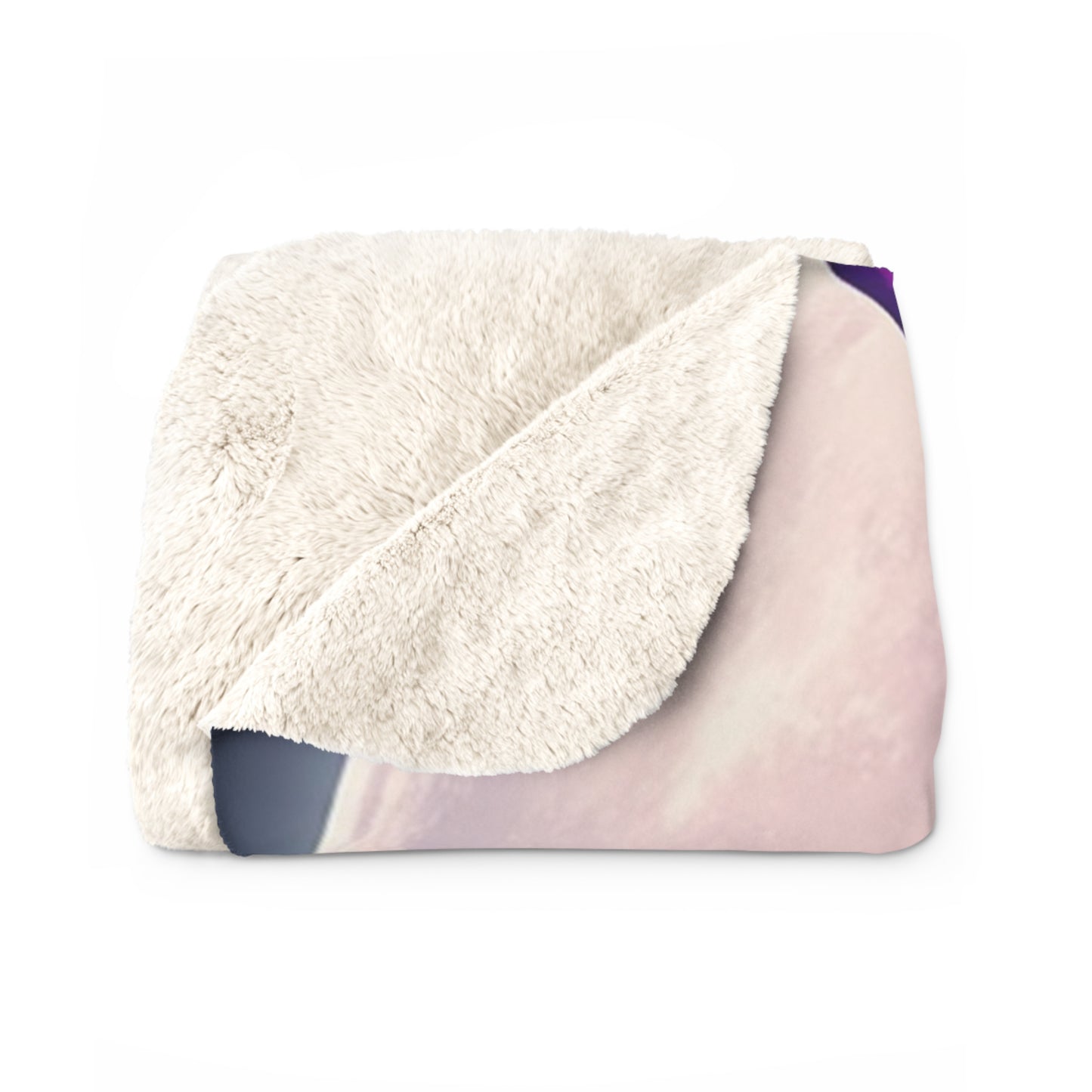 Enchanted Fairy Sherpa Fleece Blanket, Cozy Throw Blanket, Moonlight Decor, Fantasy Home Accessory, Gift for Fairy Lovers