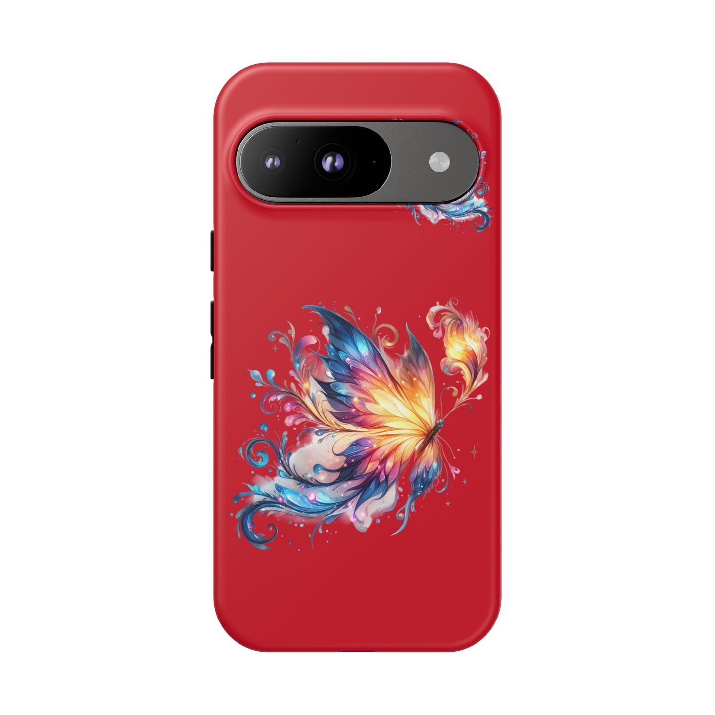 Vibrant Butterfly Phone Case, Tough Cases, Colorful Floral Design, Cute Gift for Her, Unique Phone Cover, Spring Occasion
