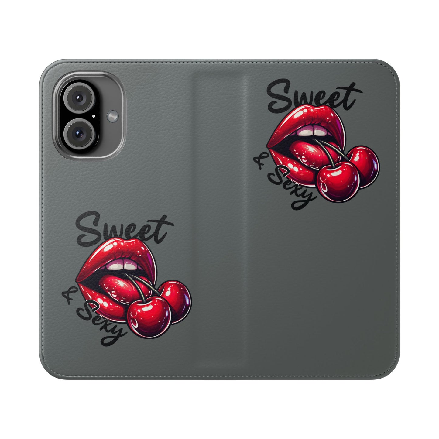 Y2K Cherry Blossom Flip Phone Wallet Case: Stylish Teen Accessory, Valentine's Gift, Floral Protection