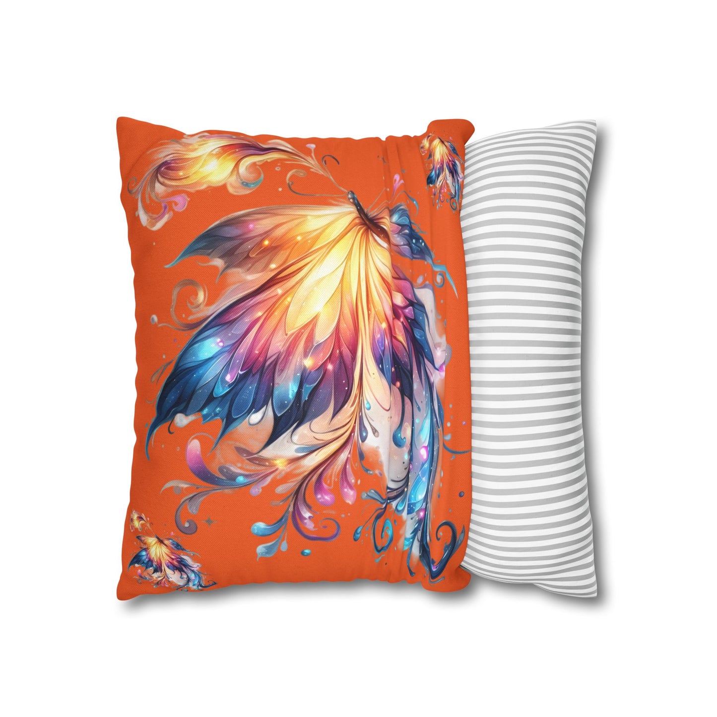 Colorful Butterfly Wings Pillowcase | Square Pillowcase