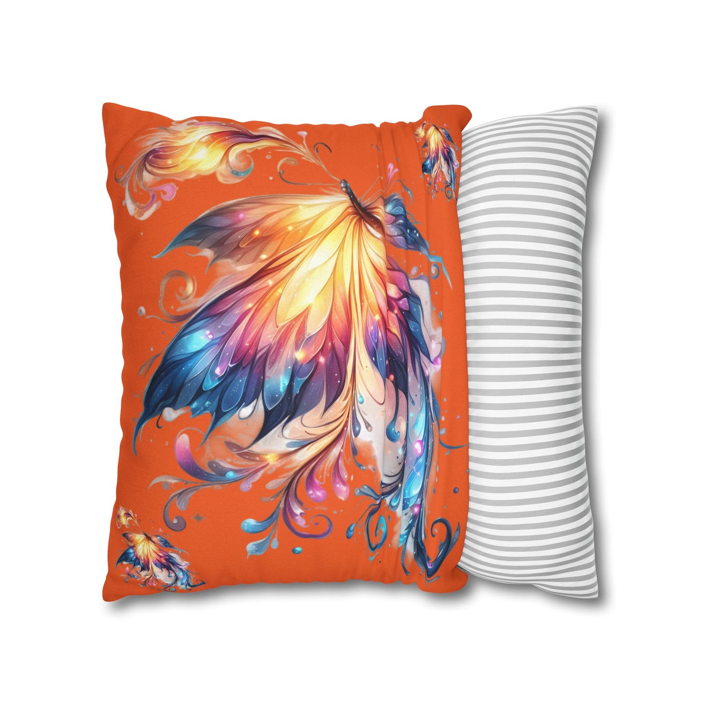 Colorful Butterfly Wings Pillowcase | Square Pillowcase