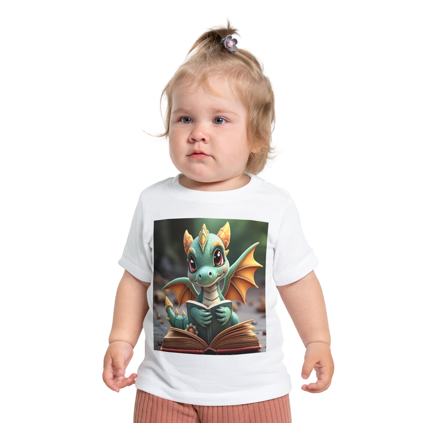 Cute Dragon Baby T-Shirt, Adorable Toddler Tee, Kids Birthday Gift, Baby Shower Present, Playful Clothing for Imaginary Friends