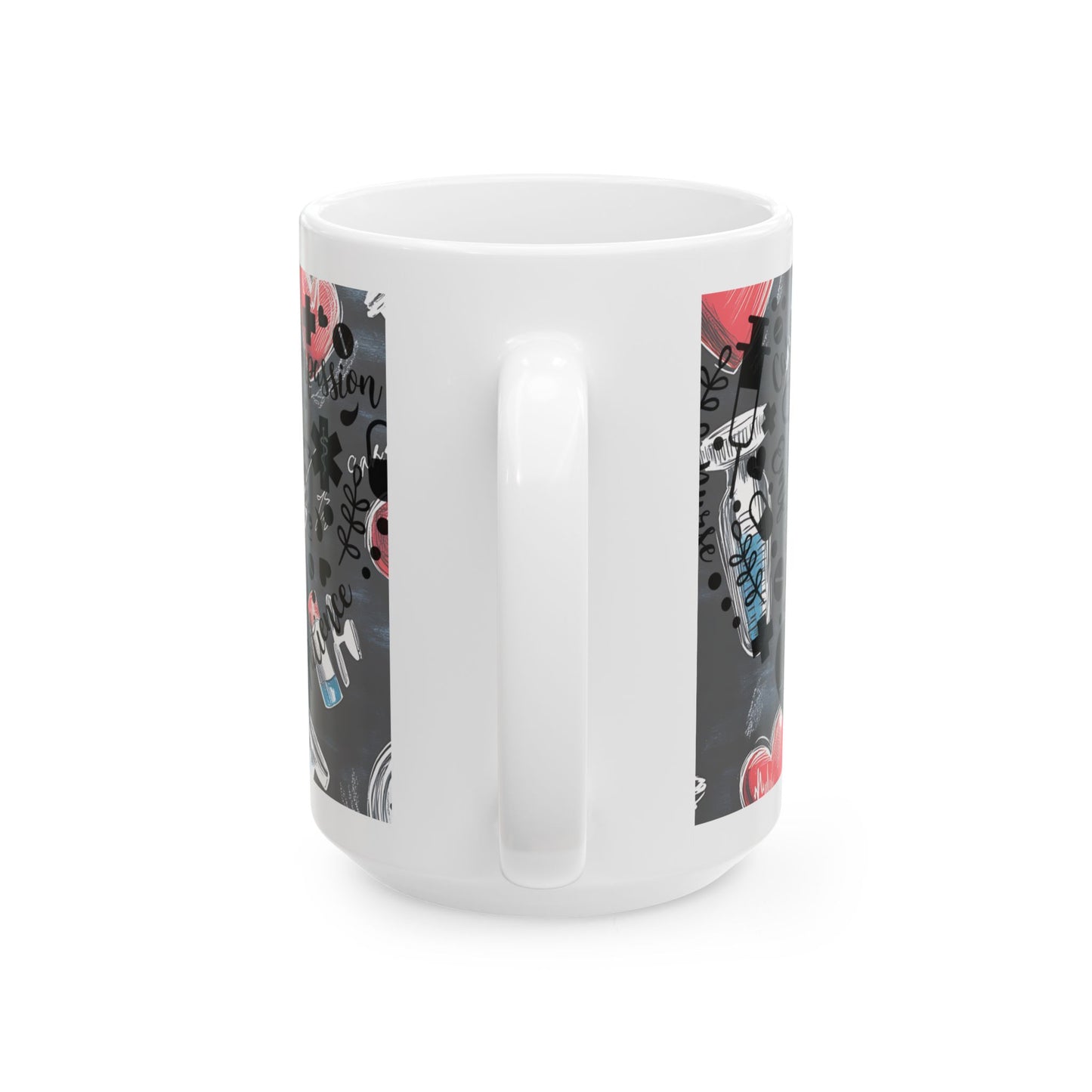 Nurse's Inspirational Ceramic Mug: Heartwarming Coffee & Tea Gift with Motivational Message (11oz, 15oz)