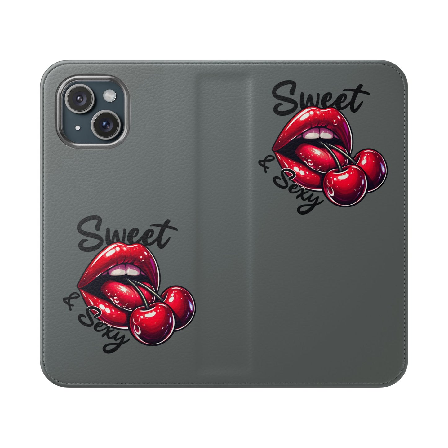 Y2K Cherry Blossom Flip Phone Wallet Case: Stylish Teen Accessory, Valentine's Gift, Floral Protection