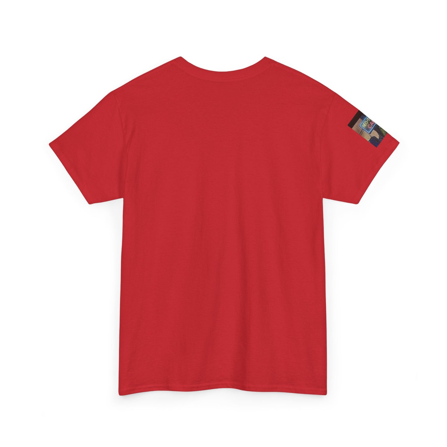 Neo‑Tokyo Café Streetwear Tee — Vintage Cyberpunk City Print