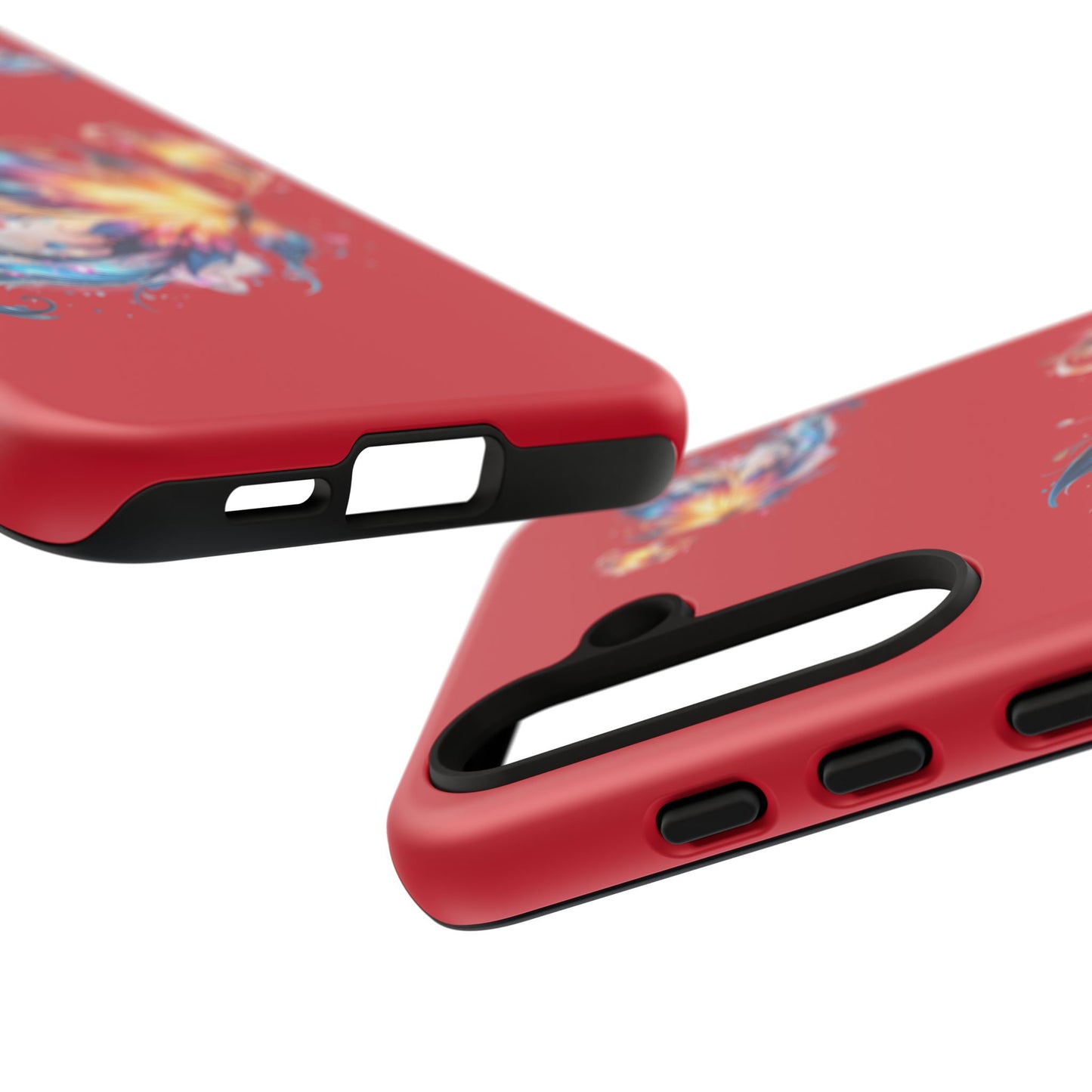 Vibrant Butterfly Phone Case, Tough Cases, Colorful Floral Design, Cute Gift for Her, Unique Phone Cover, Spring Occasion