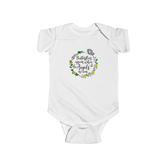 Butterfly Garden Infant Bodysuit - Adorable Baby Outfit, Perfect for Newborn Gifts, Baby Showers, Spring Celebrations, Everyday Wear, Cute