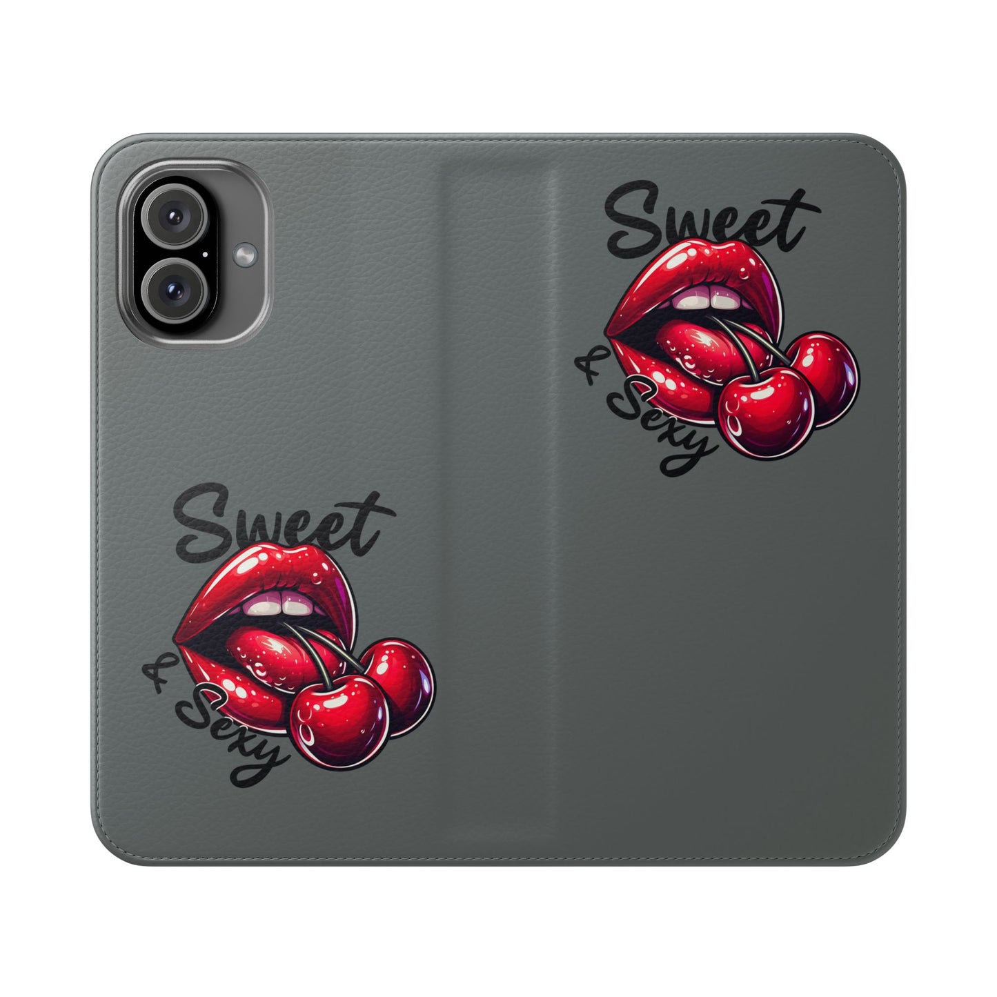 Y2K Cherry Blossom Flip Phone Wallet Case: Stylish Teen Accessory, Valentine's Gift, Floral Protection
