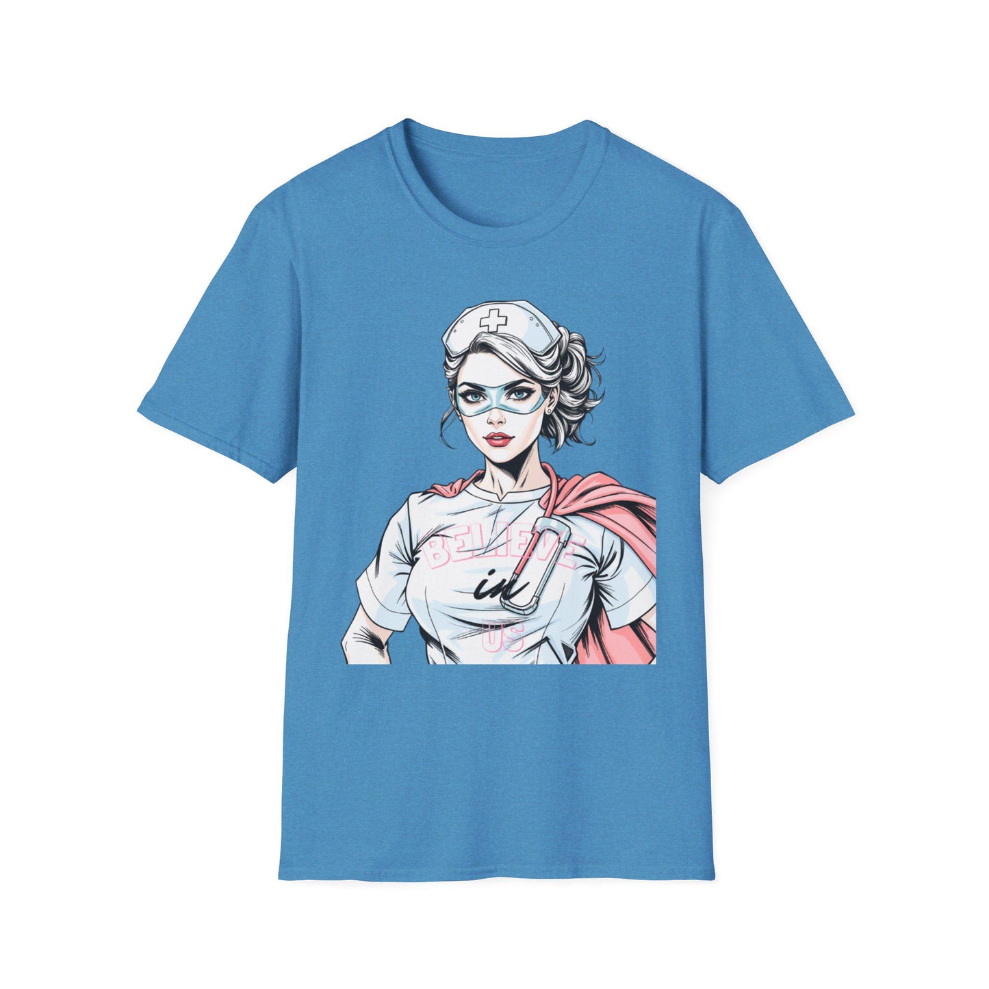 Heroic Healthcare Worker Tee: Superhero Nurse Unisex T-Shirt - Funny Medical Humor Gift