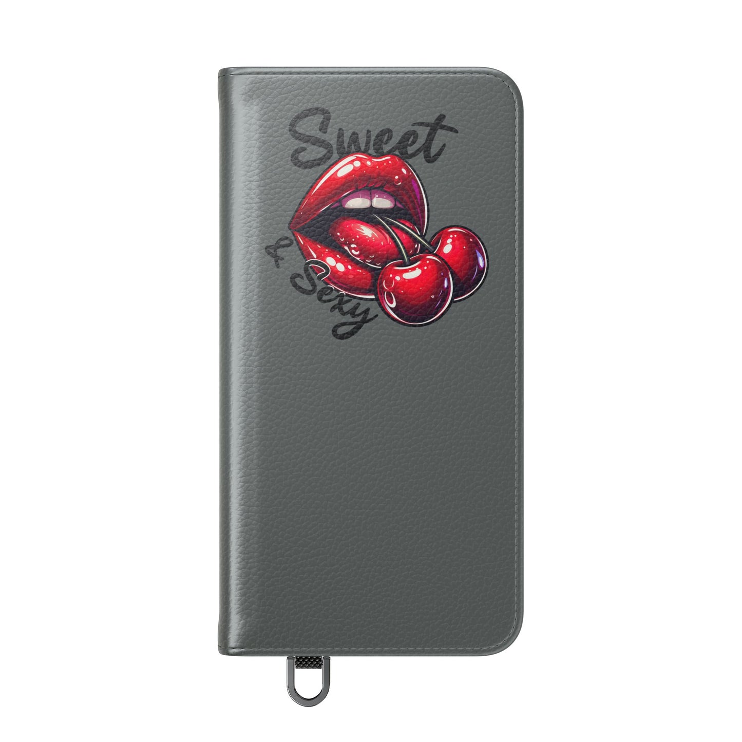 Y2K Cherry Blossom Flip Phone Wallet Case: Stylish Teen Accessory, Valentine's Gift, Floral Protection