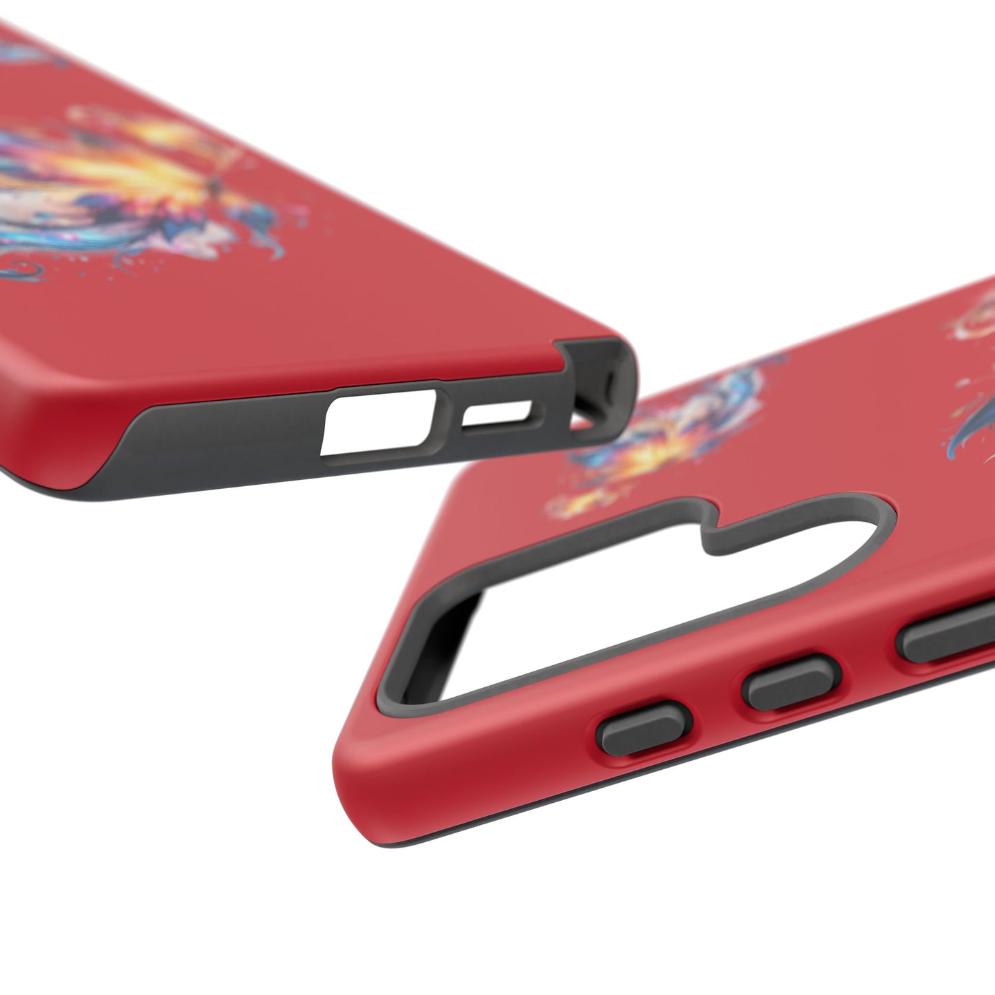 Vibrant Butterfly Phone Case, Tough Cases, Colorful Floral Design, Cute Gift for Her, Unique Phone Cover, Spring Occasion