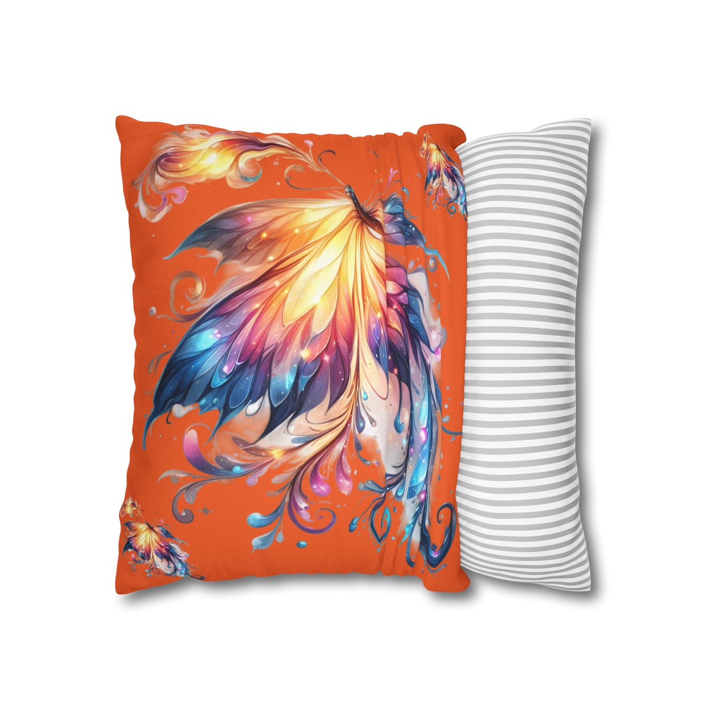 Colorful Butterfly Wings Pillowcase | Square Pillowcase