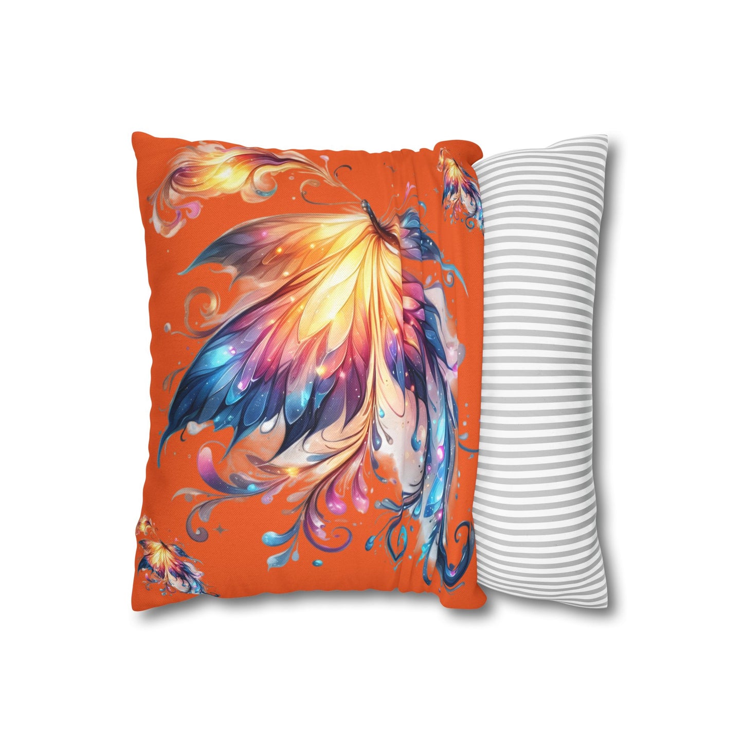 Colorful Butterfly Wings Pillowcase | Square Pillowcase