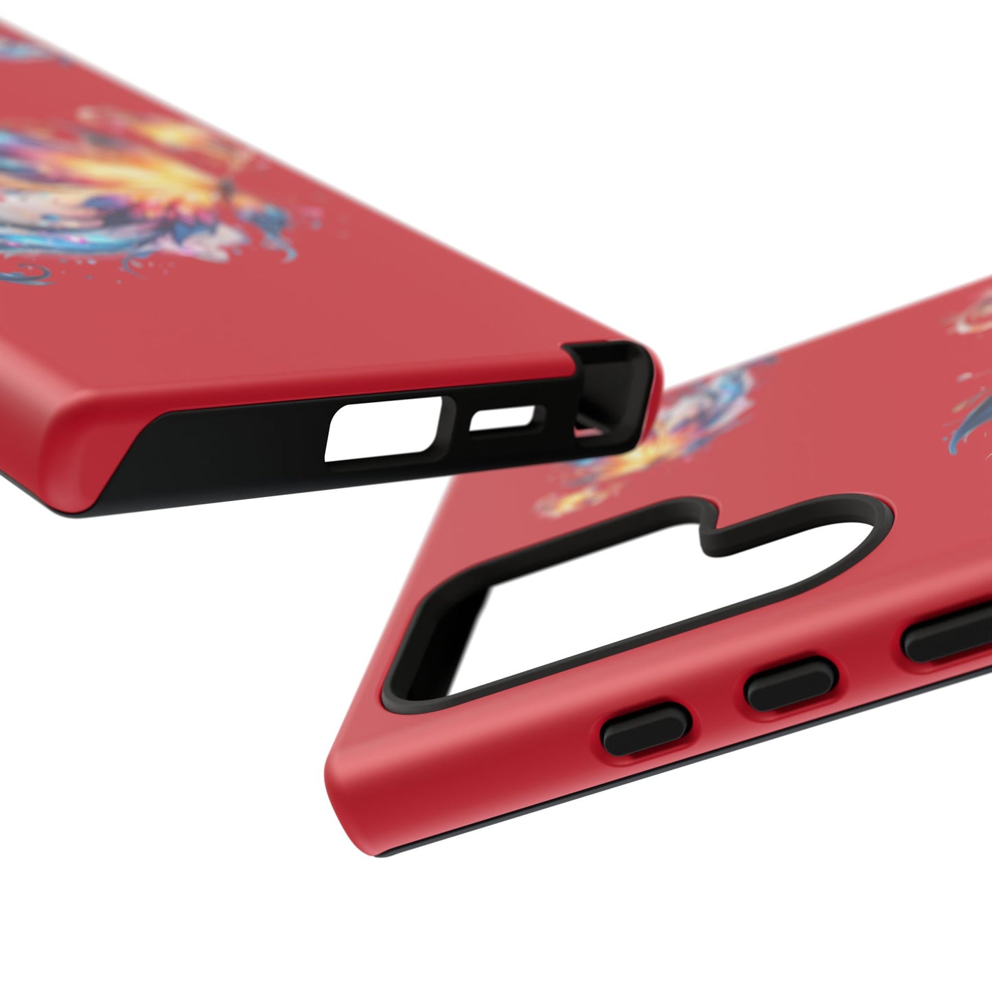 Vibrant Butterfly Phone Case, Tough Cases, Colorful Floral Design, Cute Gift for Her, Unique Phone Cover, Spring Occasion