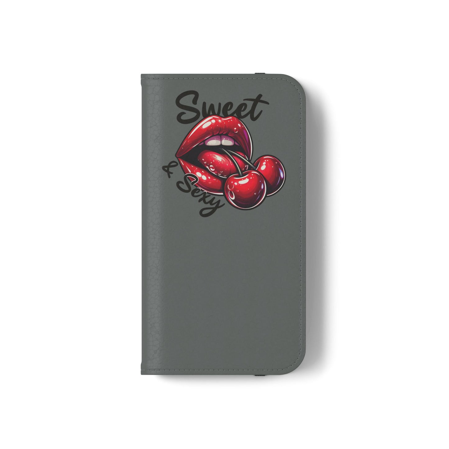 Y2K Cherry Blossom Flip Phone Wallet Case: Stylish Teen Accessory, Valentine's Gift, Floral Protection