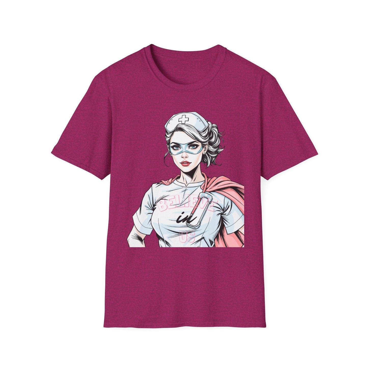Heroic Healthcare Worker Tee: Superhero Nurse Unisex T-Shirt - Funny Medical Humor Gift