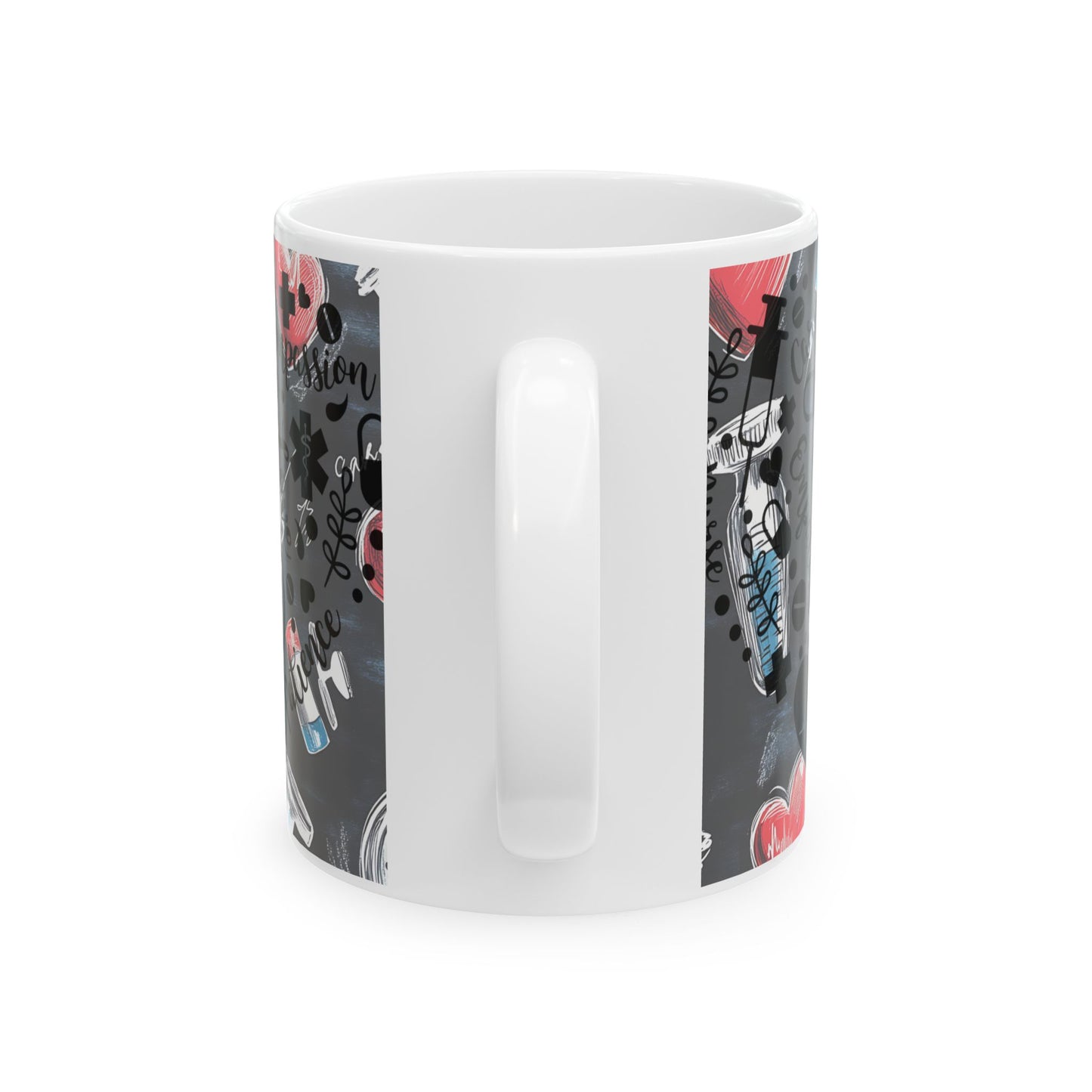 Nurse's Inspirational Ceramic Mug: Heartwarming Coffee & Tea Gift with Motivational Message (11oz, 15oz)