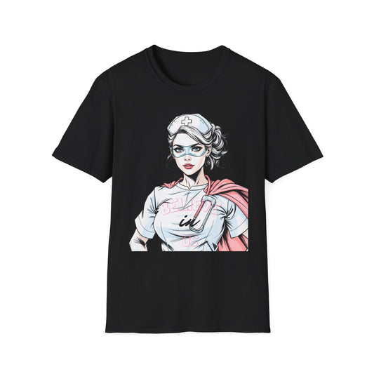 Heroic Healthcare Worker Tee: Superhero Nurse Unisex T-Shirt - Funny Medical Humor Gift