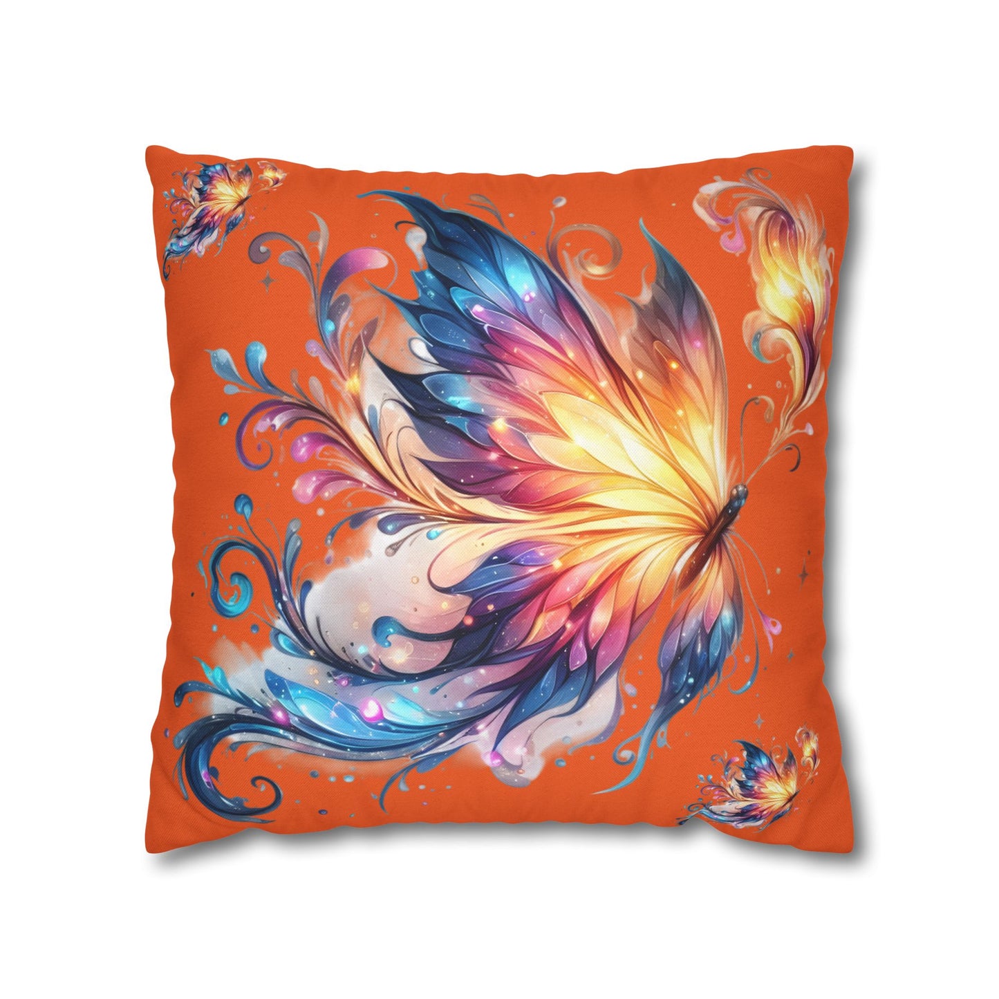 Colorful Butterfly Wings Pillowcase | Square Pillowcase
