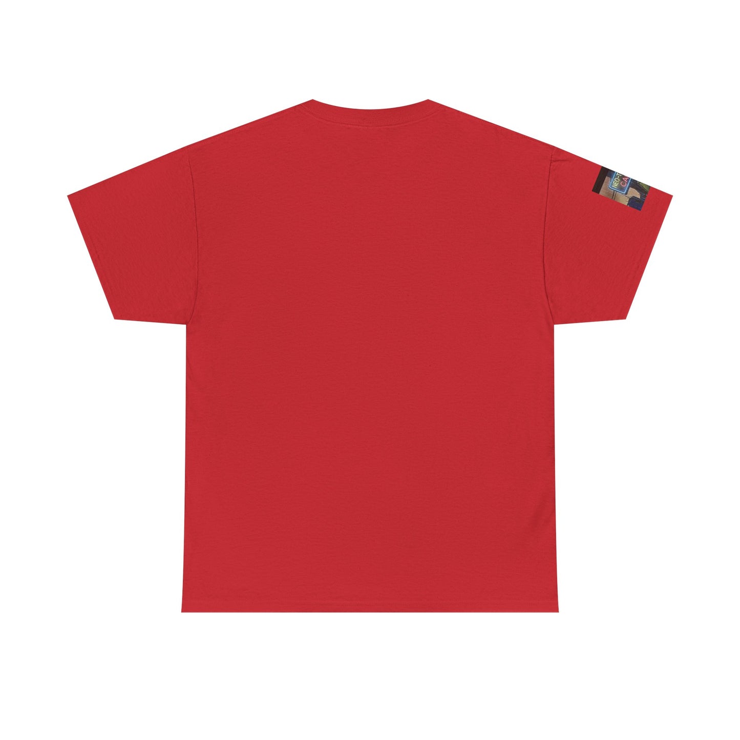 Neo‑Tokyo Café Streetwear Tee — Vintage Cyberpunk City Print
