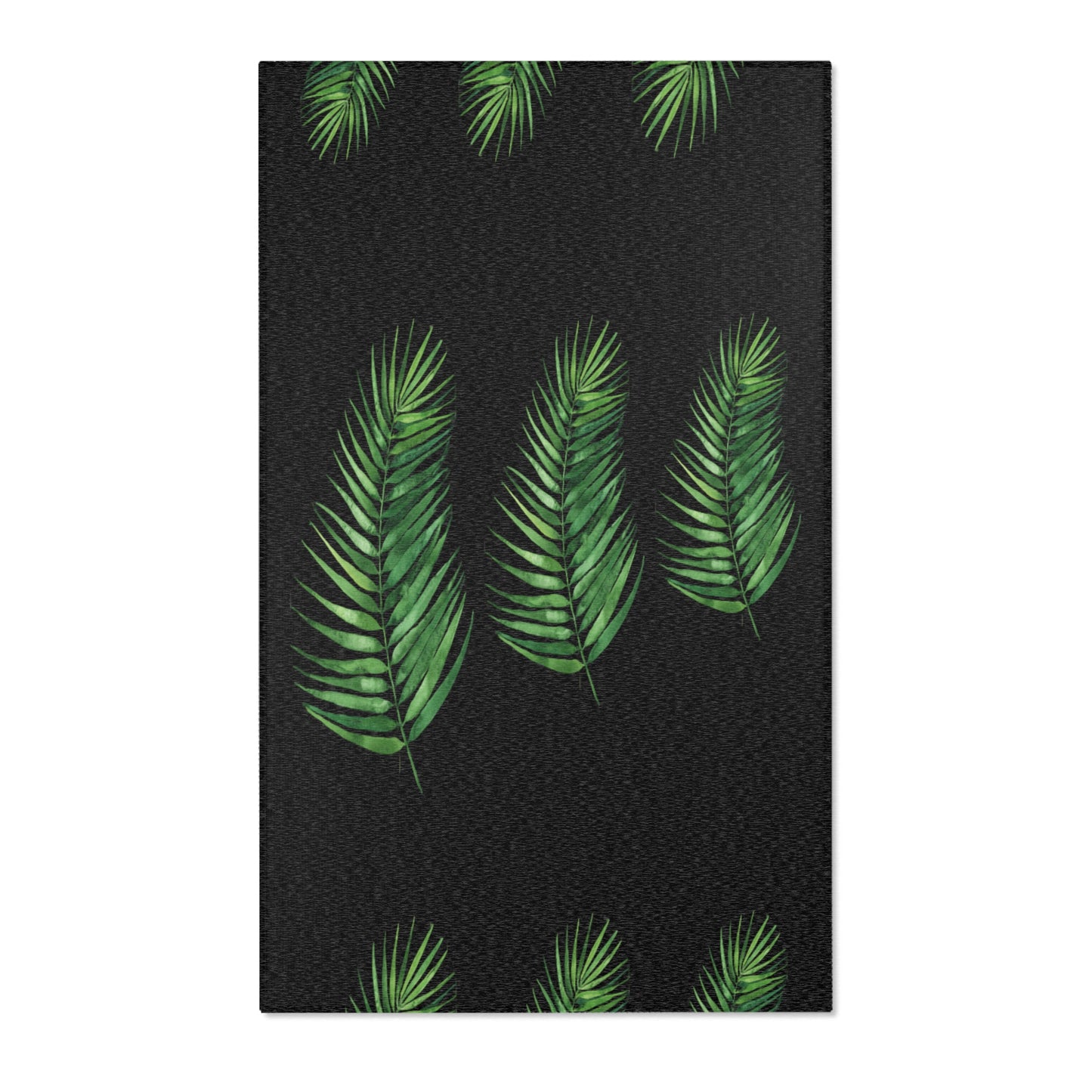 Bohemian Tropical Area Rug, Indoor Carpet for Living Room, Coastal Decor, Home Accent, Housewarming Gift, Eco-Friendly Design