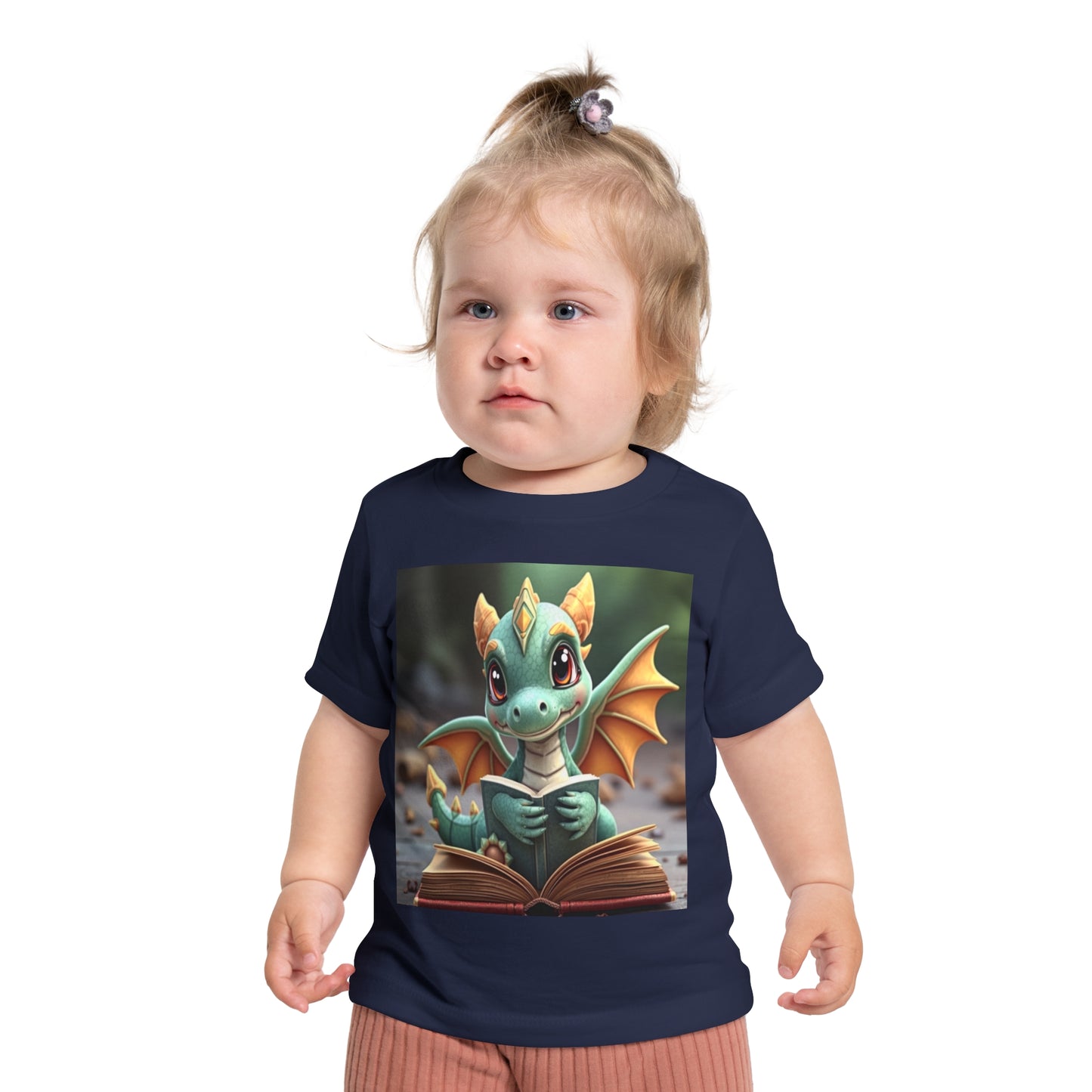 Cute Dragon Baby T-Shirt, Adorable Toddler Tee, Kids Birthday Gift, Baby Shower Present, Playful Clothing for Imaginary Friends