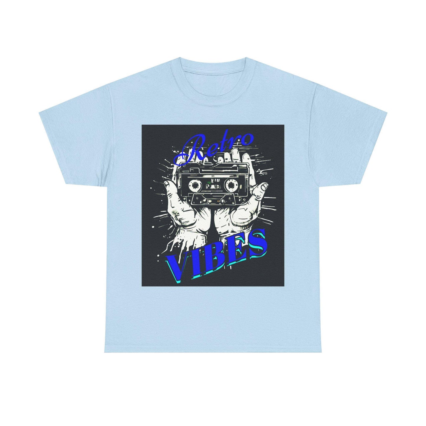 Retro Vibes Unisex Heavy Cotton Tee, Vintage Music Shirt, Casual Everyday Tee, Unique Gift for Music Lovers, Perfect for Concerts