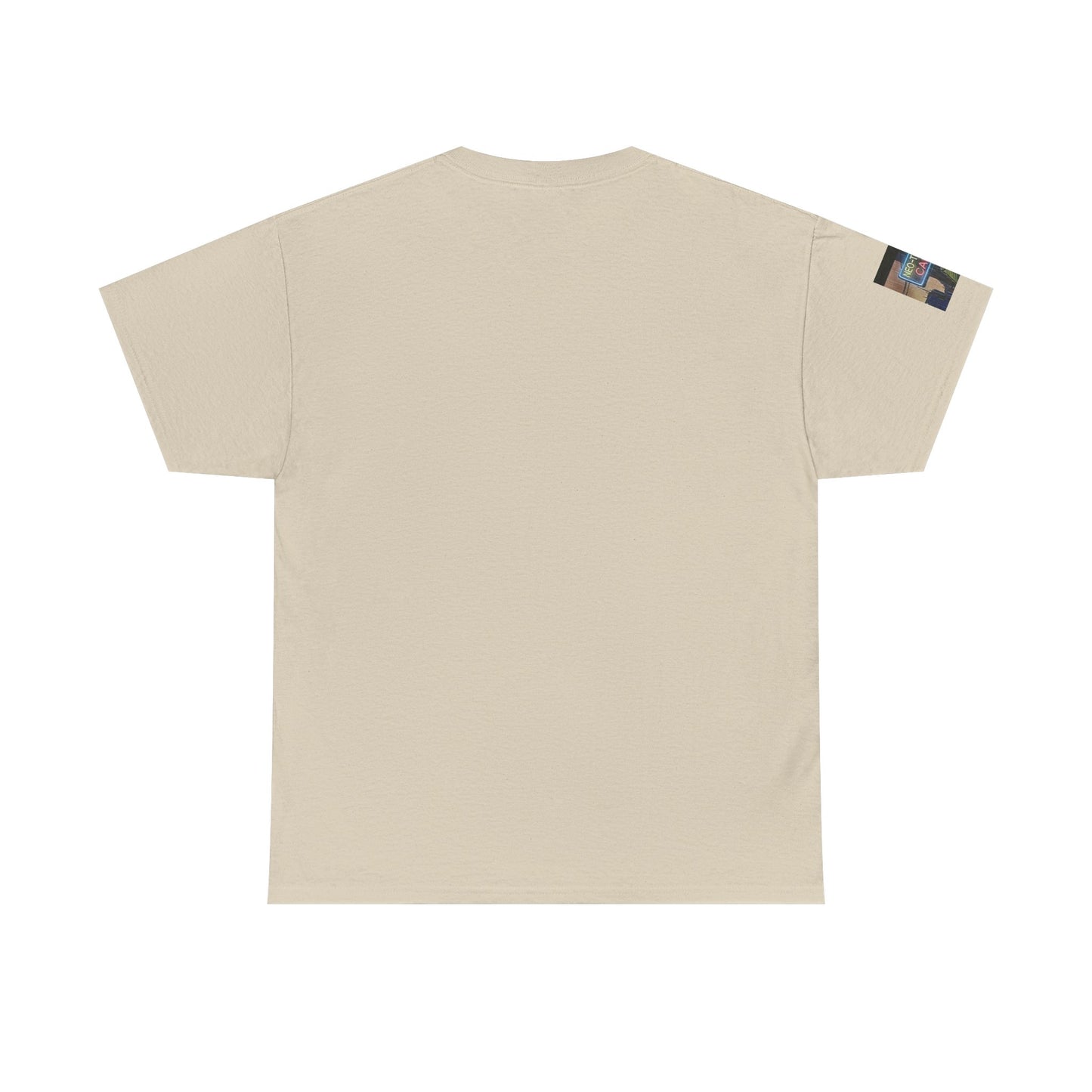 Neo‑Tokyo Café Streetwear Tee — Vintage Cyberpunk City Print