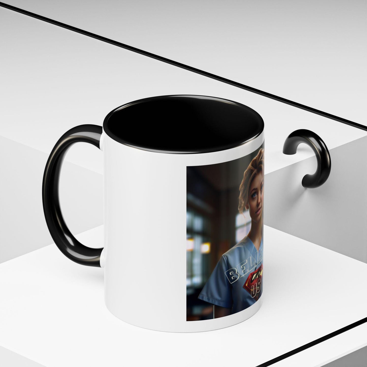 Superhero Nurse Accent Coffee Mug - Believe in Us - Gift for Healthcare Workers, Nurse Appreciation, Motivational Office Mug, [...]