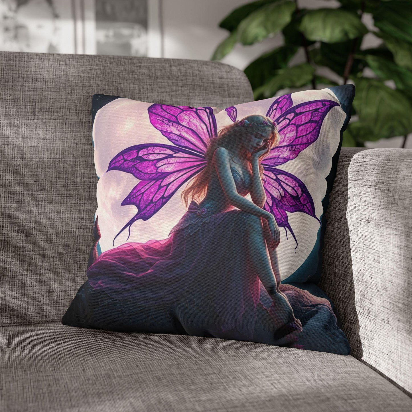 Luxurious Square Pillowcase: Ultra Soft Polyester Accent for Bedroom and Living Room Decor