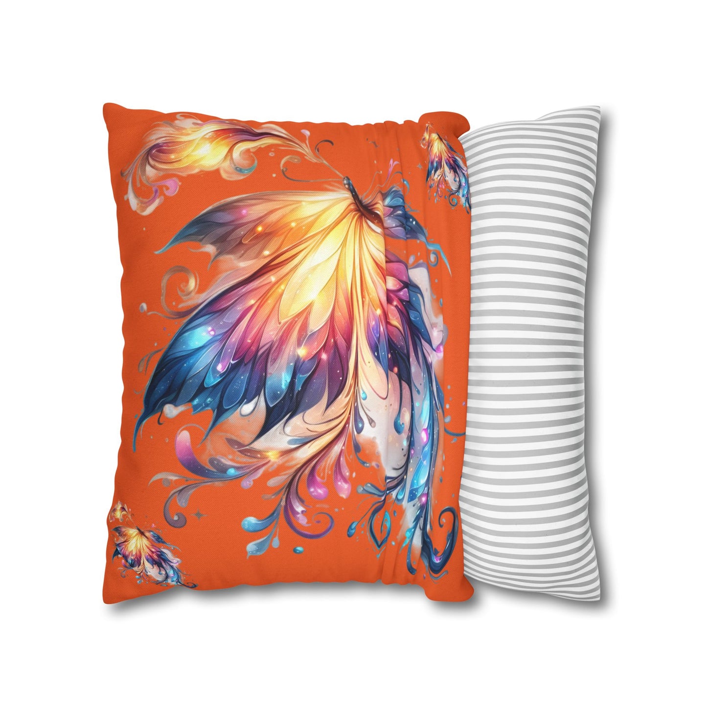 Colorful Butterfly Wings Pillowcase | Square Pillowcase
