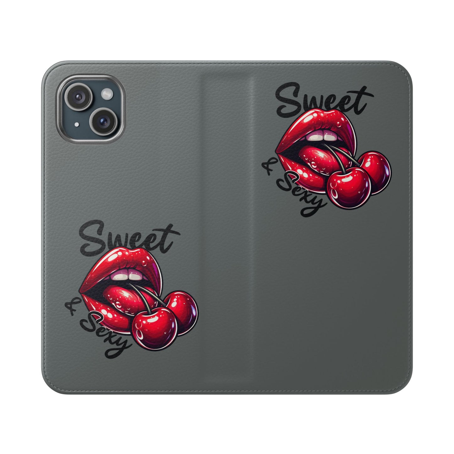 Y2K Cherry Blossom Flip Phone Wallet Case: Stylish Teen Accessory, Valentine's Gift, Floral Protection