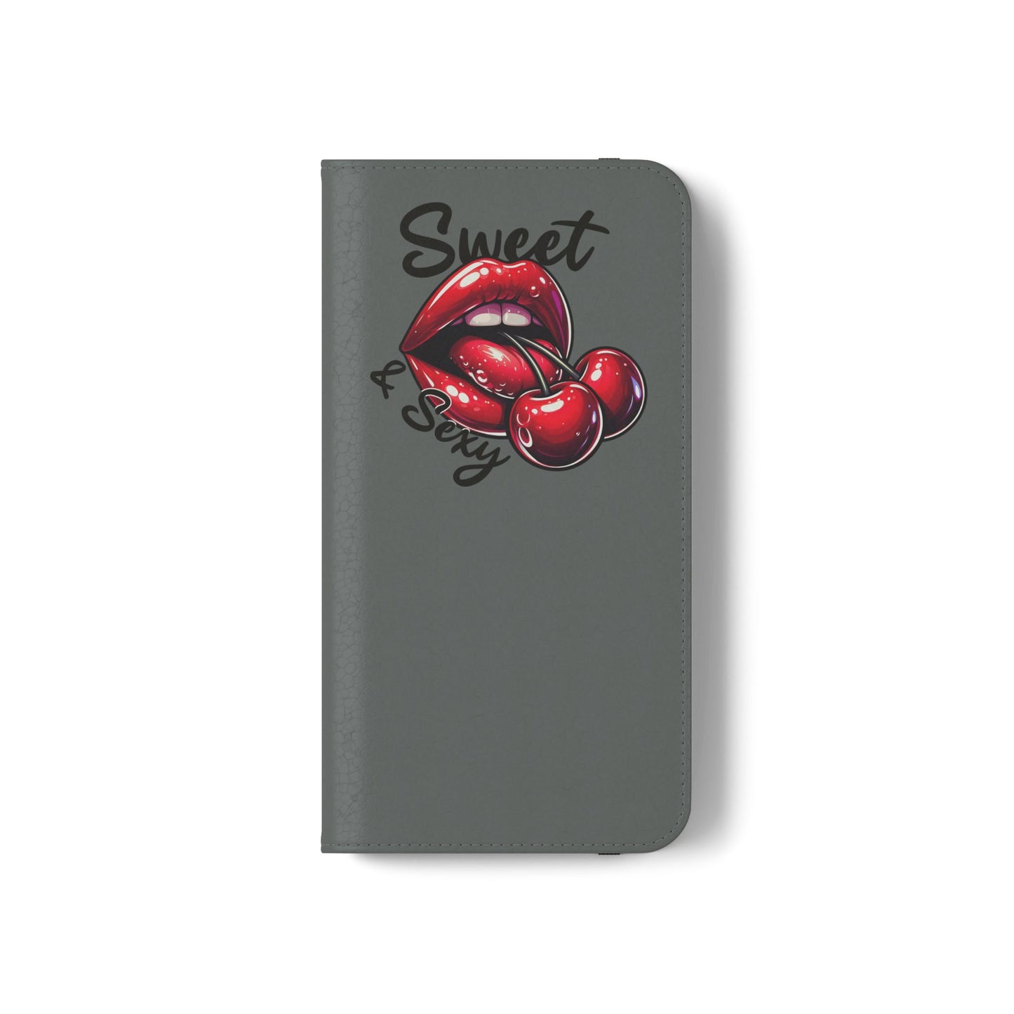 Y2K Cherry Blossom Flip Phone Wallet Case: Stylish Teen Accessory, Valentine's Gift, Floral Protection