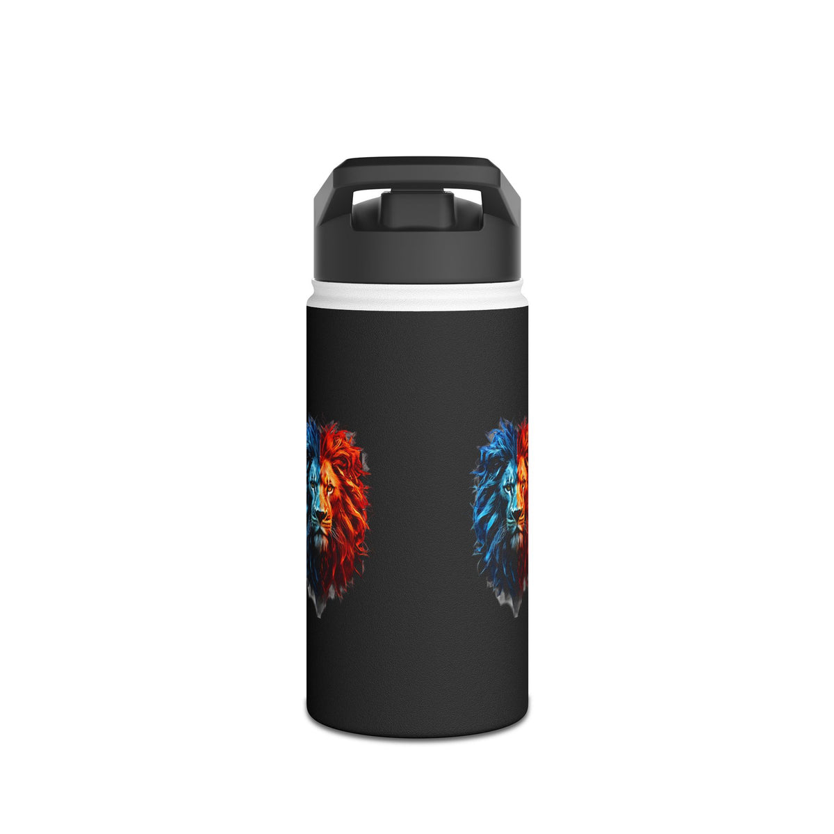 Lion Head Stainless Steel Water Bottle, Standard Lid