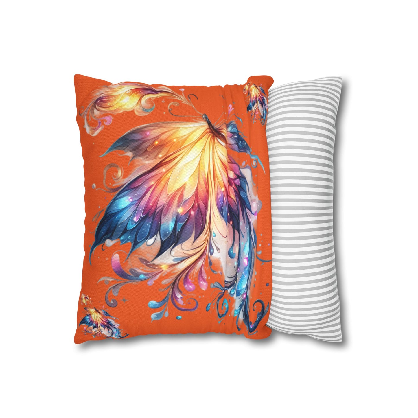 Colorful Butterfly Wings Pillowcase | Square Pillowcase