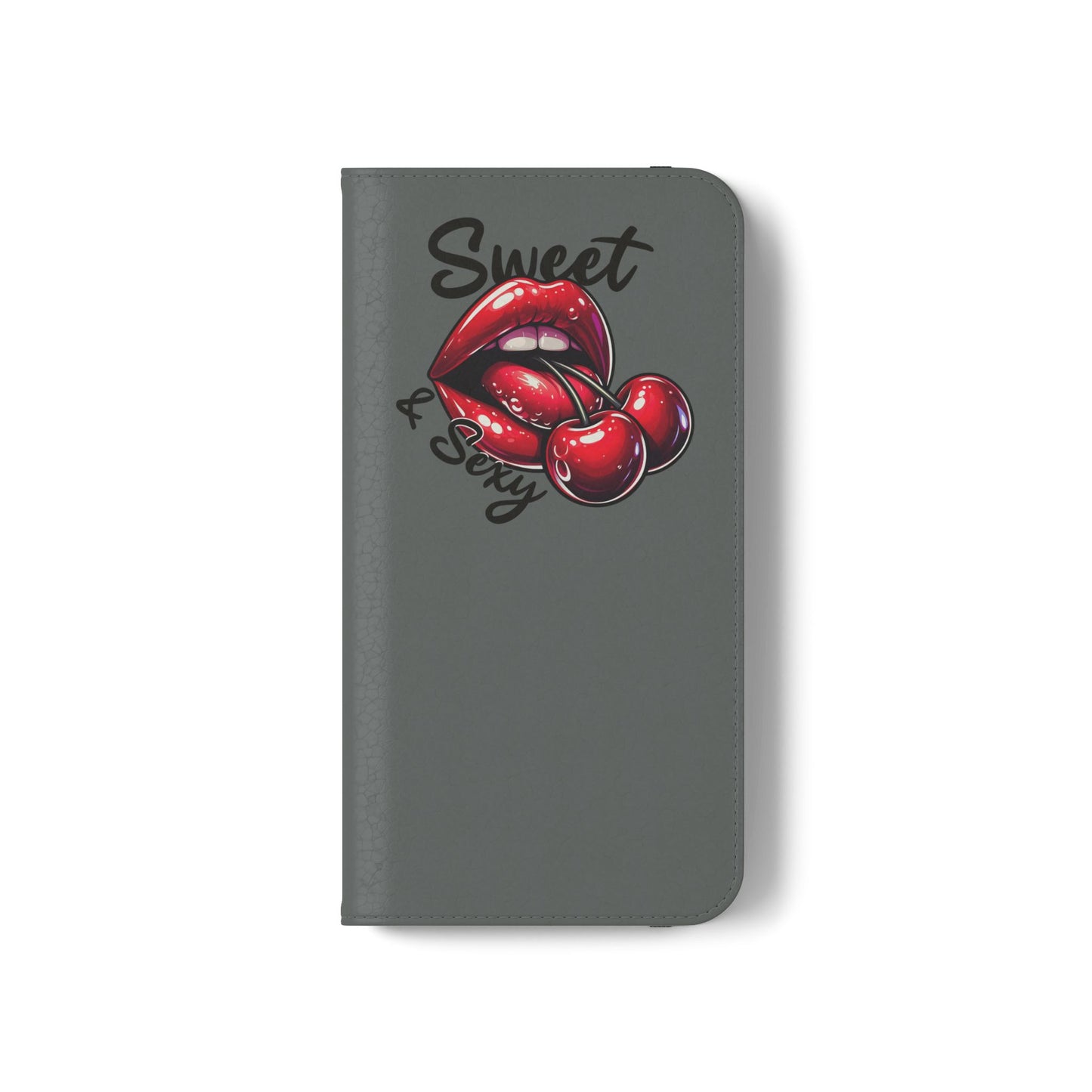 Y2K Cherry Blossom Flip Phone Wallet Case: Stylish Teen Accessory, Valentine's Gift, Floral Protection