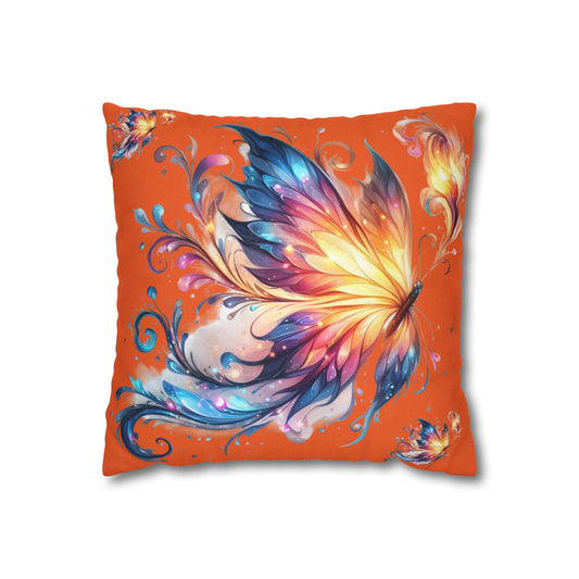Colorful Butterfly Wings Pillowcase | Square Pillowcase